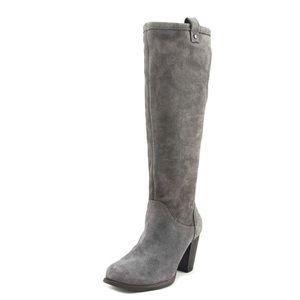 UGG Ava Women Round Toe Suede Gray Knee High Boot